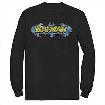 Men's DC Comics Batman Bold Distressed Text Logo Tee