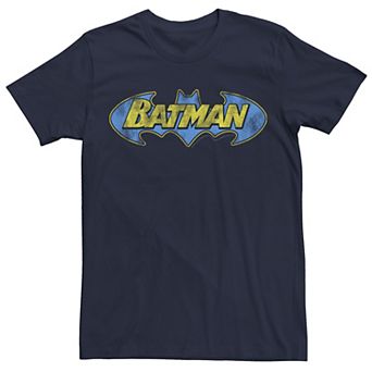Men's DC Comics Batman Bold Distressed Text Logo Tee