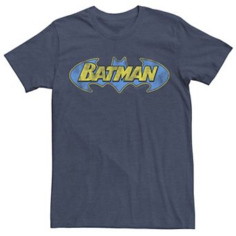 Men's DC Comics Batman Bold Distressed Text Logo Tee