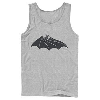 Men's DC Comics Batman Cloak Chest Logo Tank Top