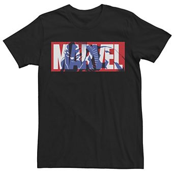Men's Marvel Classic Logo Black Panther Fill Tee