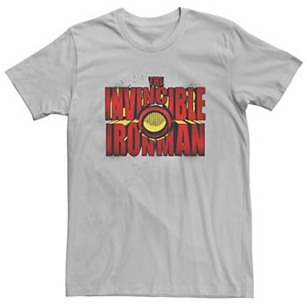 Men's Marvel The Invincible Iron Man Pop Out Poster Tee