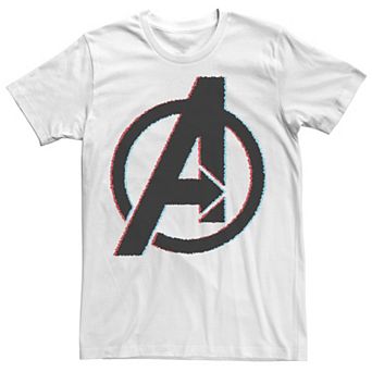 Men's Marvel Avengers 3D Color Pop Logo Tee