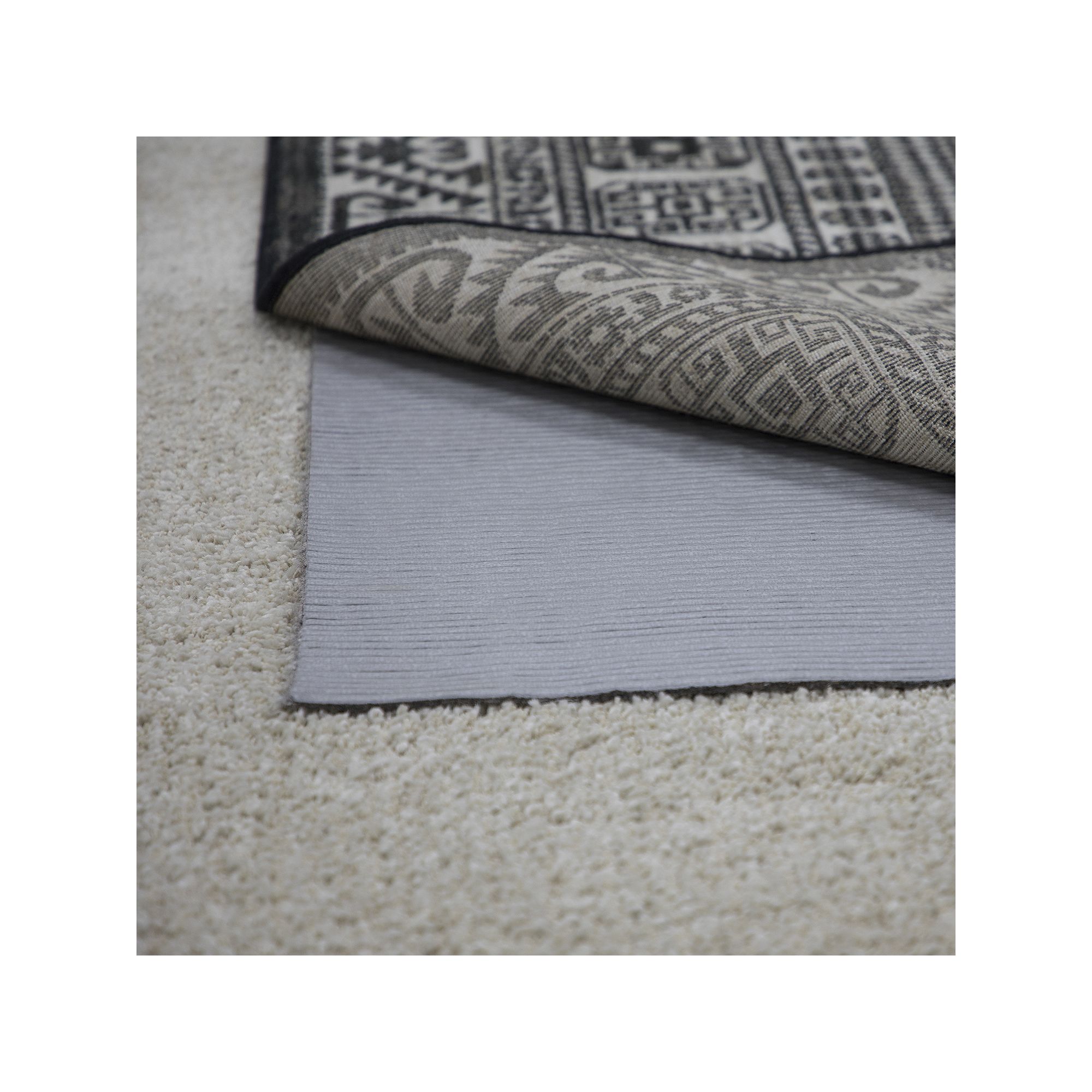 Karastan Studio Reversible Pet Proof Rug Pad, Gray