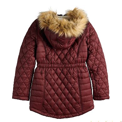 Girls 4-20 SO® Quilted Anorak Jacket 