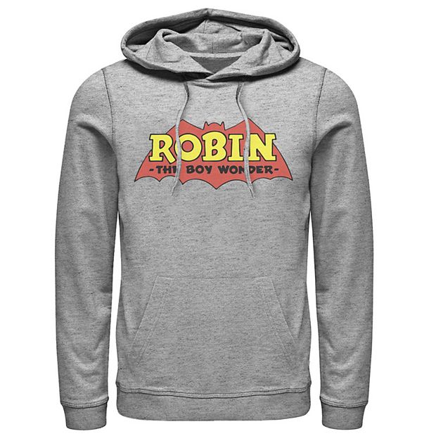 Men s DC Comics Robin The Boy Wonder Classic Logo Hoodie