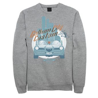 Men's DC Comics Gotham City Customs Shop Poster Sweatshirt