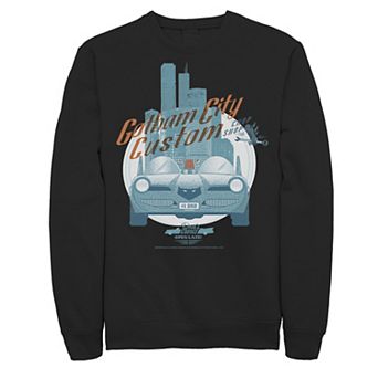 Men's DC Comics Gotham City Customs Shop Poster Sweatshirt