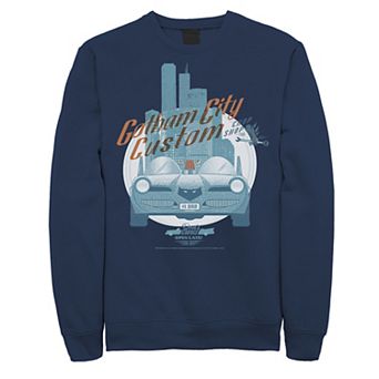 Men's DC Comics Gotham City Customs Shop Poster Sweatshirt