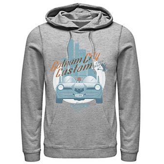 Men's DC Comics Gotham City Customs Shop Poster Hoodie