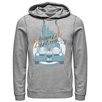 Men's DC Comics Gotham City Customs Shop Poster Hoodie