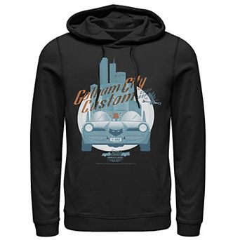 Men's DC Comics Gotham City Customs Shop Poster Hoodie