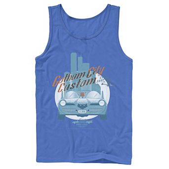 Men's DC Comics Gotham City Customs Shop Poster Tank Top
