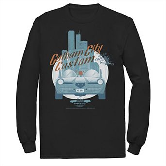 Men's DC Comics Batman Gotham City Customs Shop Poster Tee
