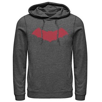 Men's DC Comics Batman Red Chest Logo Hoodie