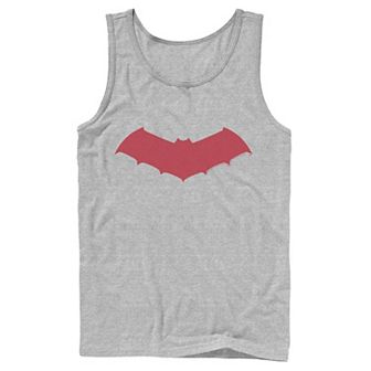 Men's DC Comics Batman Red Chest Logo Tank Top