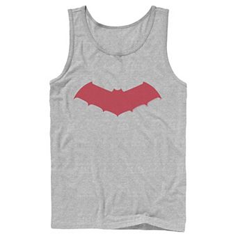 Men's DC Comics Batman Red Chest Logo Tank Top