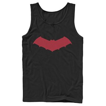 Men's DC Comics Batman Red Chest Logo Tank Top