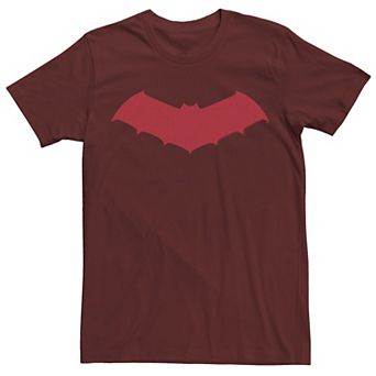 Men's DC Comics Batman Red Chest Logo Tee