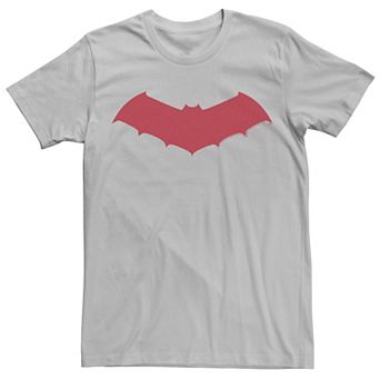 Men's DC Comics Batman Red Chest Logo Tee