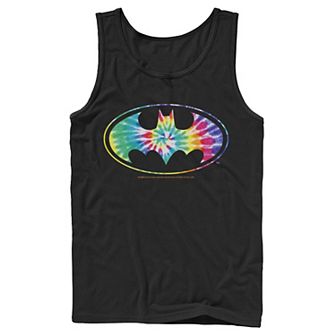 Men's DC Comics Batman Tie-Dye Bat Logo Tank Top