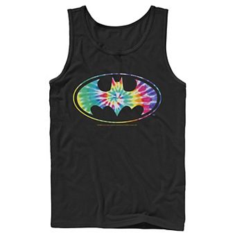 Men's DC Comics Batman Tie-Dye Bat Logo Tank Top