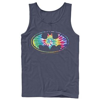 Men's DC Comics Batman Tie-Dye Bat Logo Tank Top