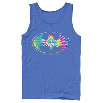 Men's DC Comics Batman Tie-Dye Bat Logo Tank Top