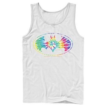Men's DC Comics Batman Tie-Dye Bat Logo Tank Top