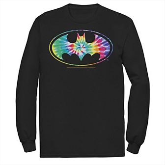 Men's DC Comics Batman Classic Tie Dye Bat Logo Tee