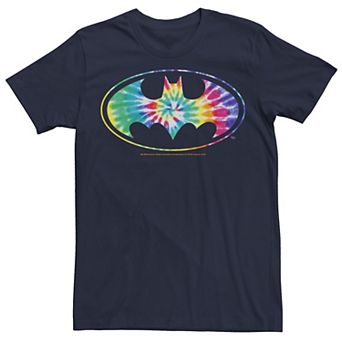 Men's DC Comics Batman Classic Tie Dye Bat Logo Tee