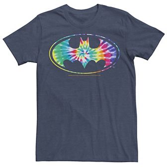 Men's DC Comics Batman Classic Tie Dye Bat Logo Tee