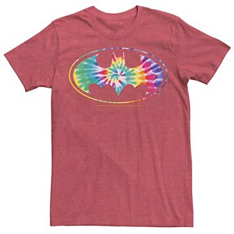 Men's DC Comics Batman Classic Tie Dye Bat Logo Tee