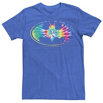 Men's DC Comics Batman Classic Tie Dye Bat Logo Tee