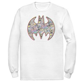 Men's DC Comics Batman Neon Comic Cover Logo Tee