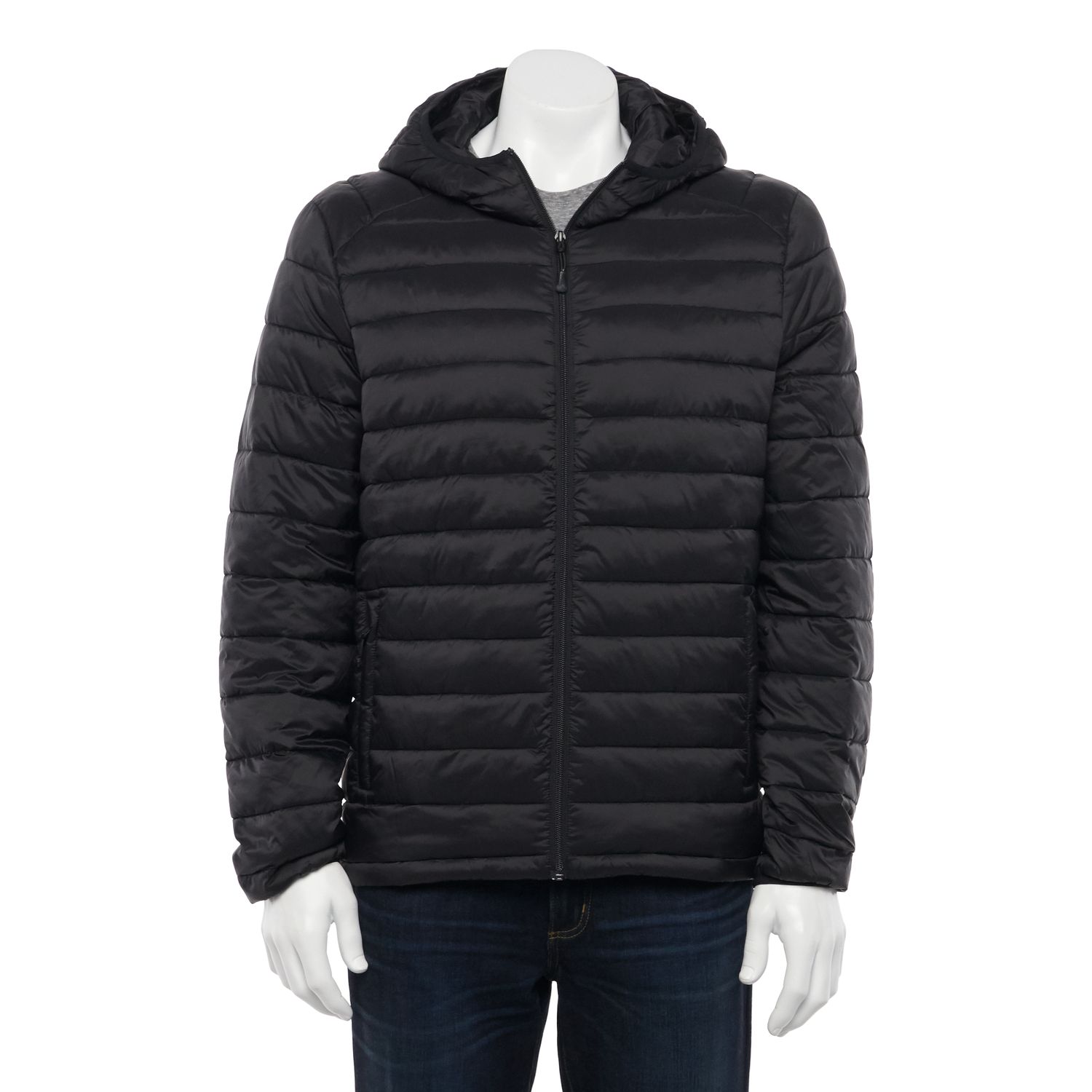 puffer jacket hood mens