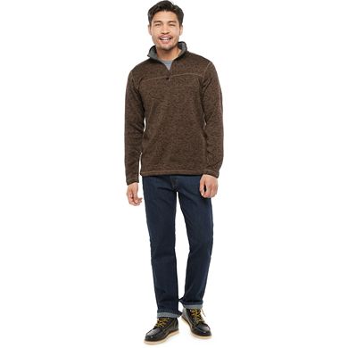 Men's Victory Outfitters Sherpa-Fleece Quarter-Zip Pullover