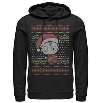 Men's DC Comics Chibi Joker Christmas Sweater Style Hoodie