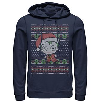 Men's DC Comics Chibi Joker Christmas Sweater Style Hoodie