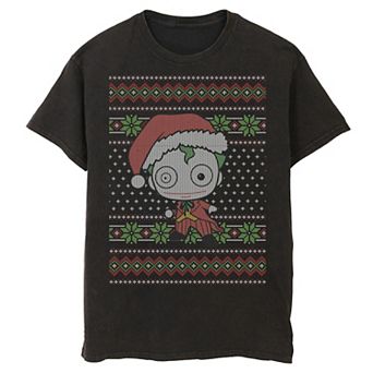 Men's DC Comics Chibi Joker Christmas Sweater Style Tee