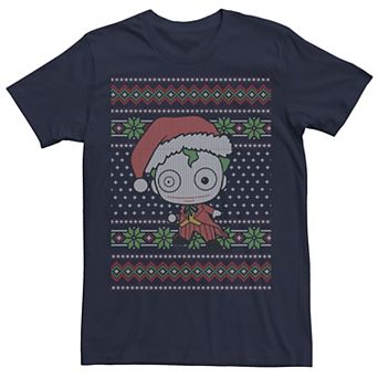 Men's DC Comics Chibi Joker Christmas Sweater Style Tee