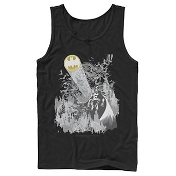Mens DC Comics Batman Bat Signal Tank Top