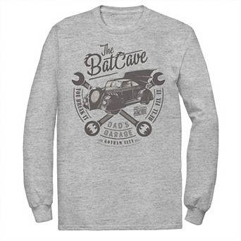 Men's DC Comics The Bat Cave Circle Text Poster Tee