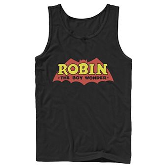 Men's DC Comics Robin The Boy Wonder Classic Logo Tank Top