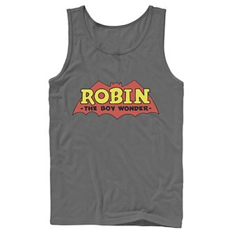 Men's DC Comics Robin The Boy Wonder Classic Logo Tank Top