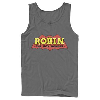 Men's DC Comics Robin The Boy Wonder Classic Logo Tank Top