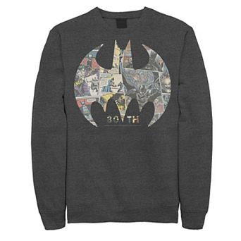 Men's DC Comics Batman Comic Cover Logo Sweatshirt