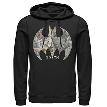 Men's DC Comics Batman Comic Cover Logo Hoodie