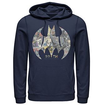 Men's DC Comics Batman Comic Cover Logo Hoodie