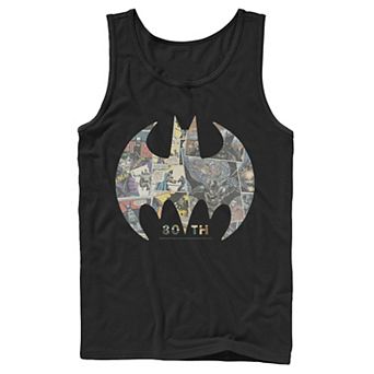 Men's DC Comics Batman Comic Cover Logo Tank Top